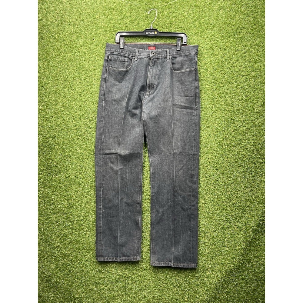 Sean John Jeans Mens 34 Straight Leg Baggy Loose Fit Dark Wash Denim y2k 34x32